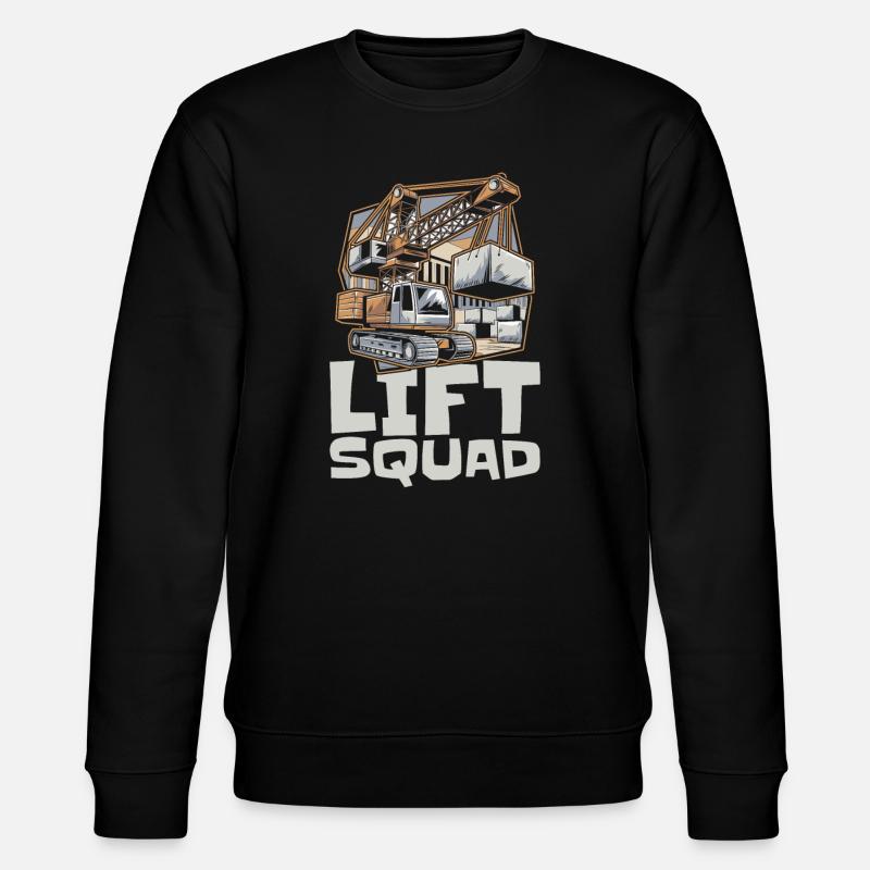 Kranfahrer Kranführer Kader - Stanley/Stella Unisex Bio-Sweatshirt CHANGER  - Schwarz