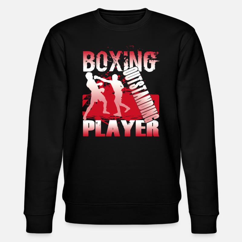 Boxing Outstanding Player - Stanley/Stella CHANGER Unisex Organic Sweatshirt - black