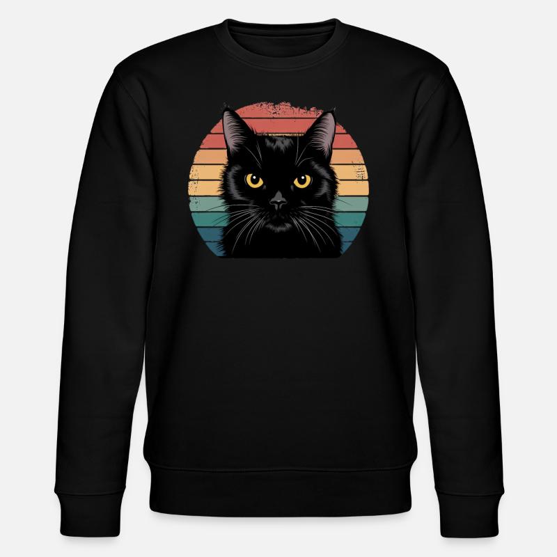 Chat noir - Sweat bio CHANGER Stanley/Stella Unisexe - noir
