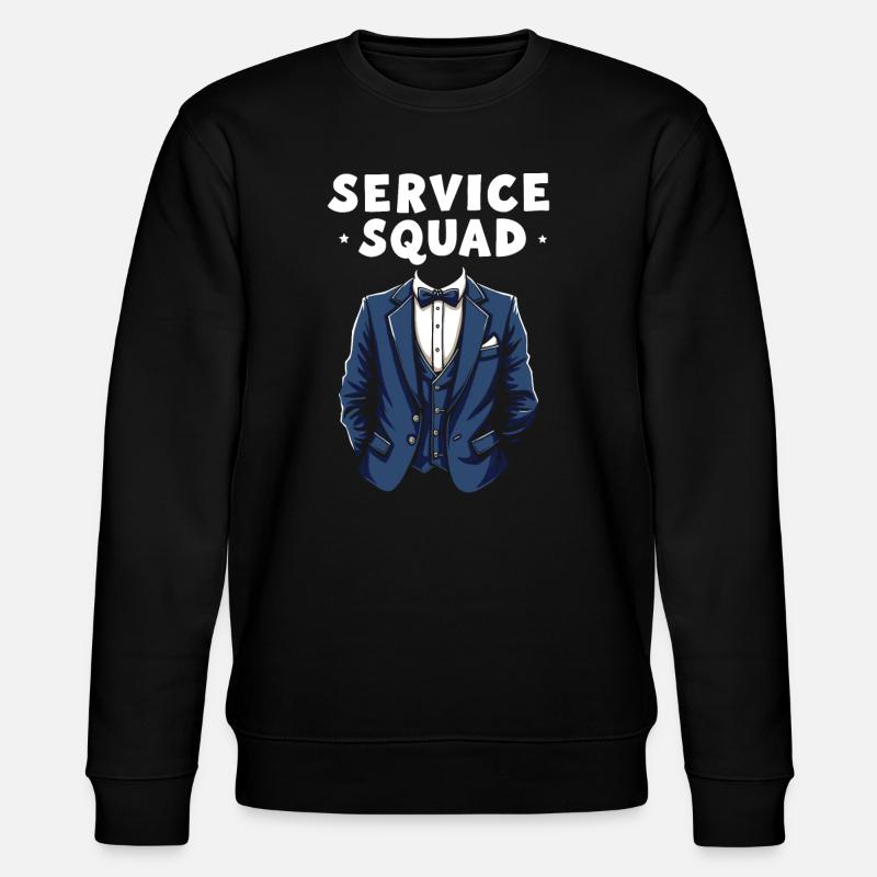 Escouade de majordome - Sweat bio CHANGER Stanley/Stella Unisexe - noir