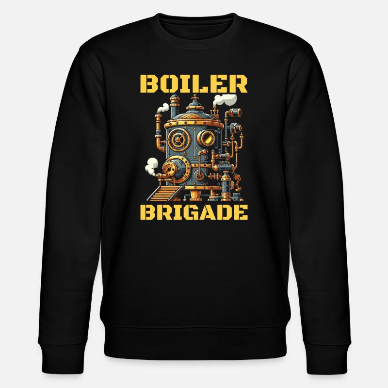 Boiler Operator Team - Stanley/Stella CHANGER Unisex Organic Sweatshirt - black