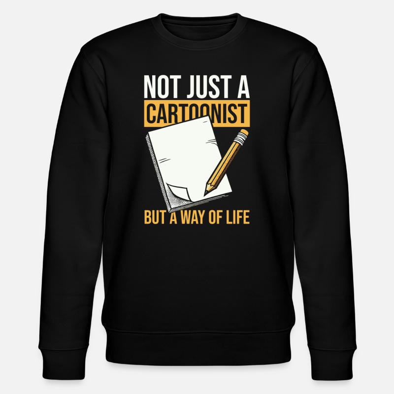 Dessinateur - Sweat bio CHANGER Stanley/Stella Unisexe - noir