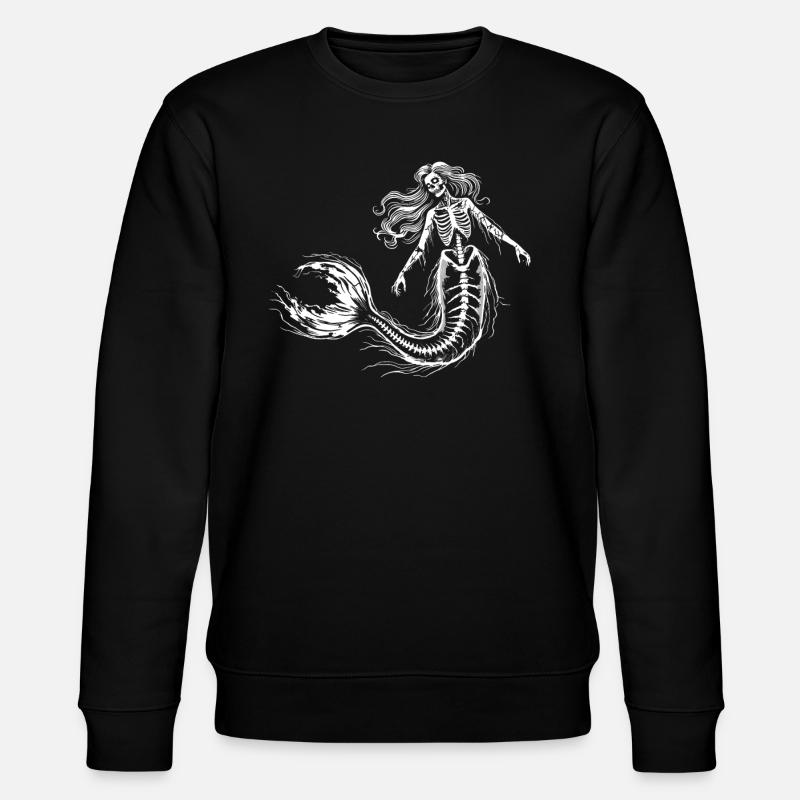 Squelette Sirène Art Gothique - Sweat bio CHANGER Stanley/Stella Unisexe - noir
