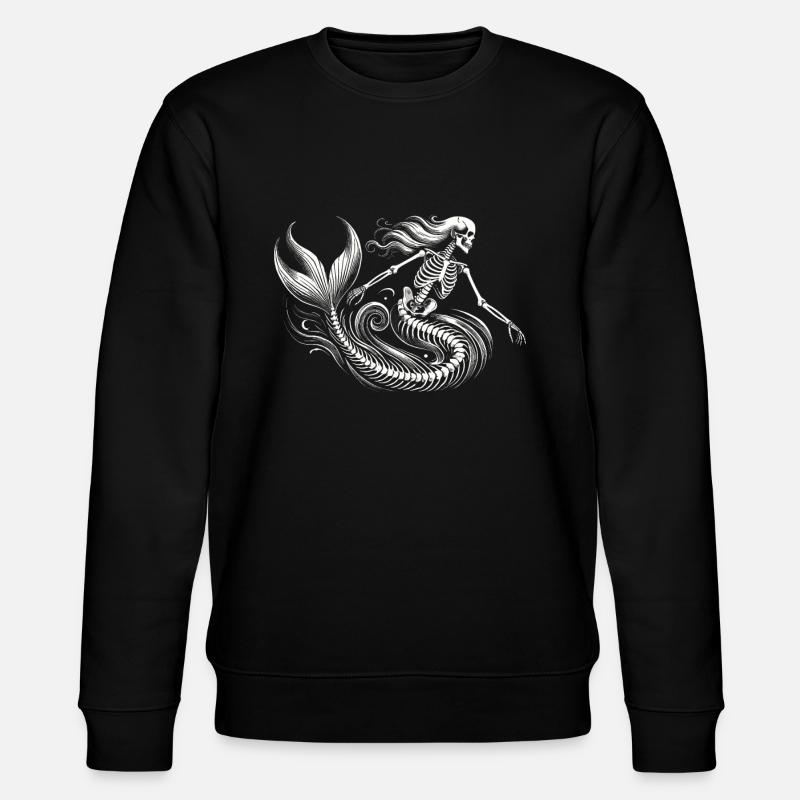 Squelette Sirène Art Mystique - Sweat bio CHANGER Stanley/Stella Unisexe - noir