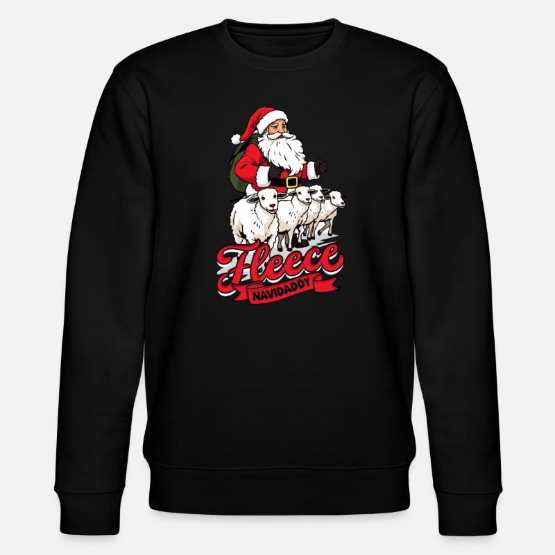 Shepherd Sheep Sheep Shepherd - Stanley/Stella CHANGER Unisex Organic Sweatshirt - black