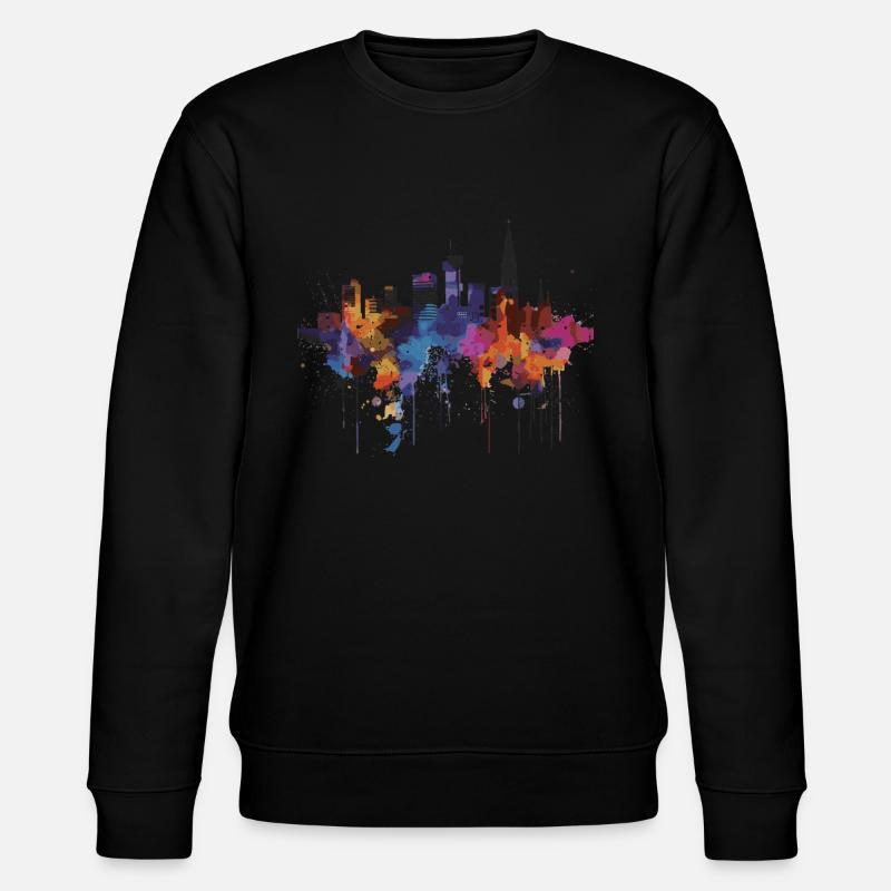 Eindhoven - Stanley/Stella Unisex Bio-Sweatshirt CHANGER  - Schwarz