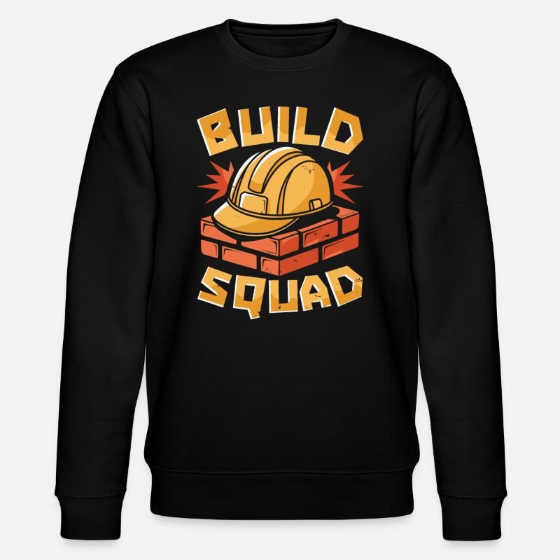 Master Builder Squad - Stanley/Stella CHANGER Unisex Organic Sweatshirt - black