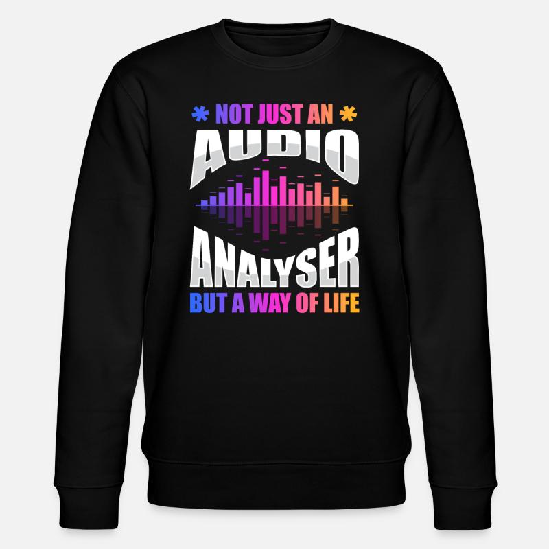 Analyseur audio - Sweat bio CHANGER Stanley/Stella Unisexe - noir