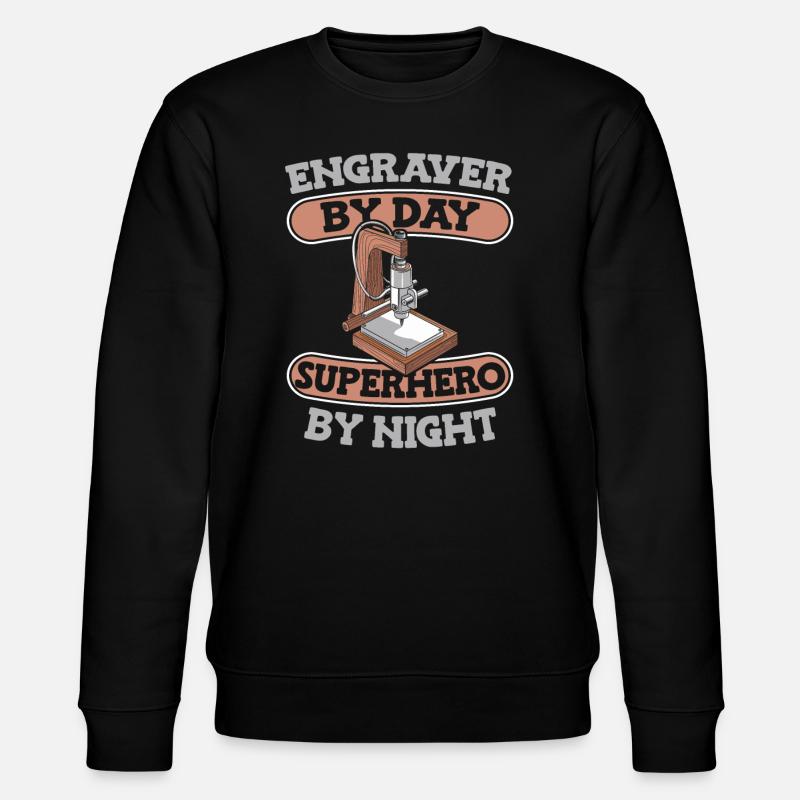 Graveur - Stanley/Stella Unisex Bio-Sweatshirt CHANGER - Schwarz