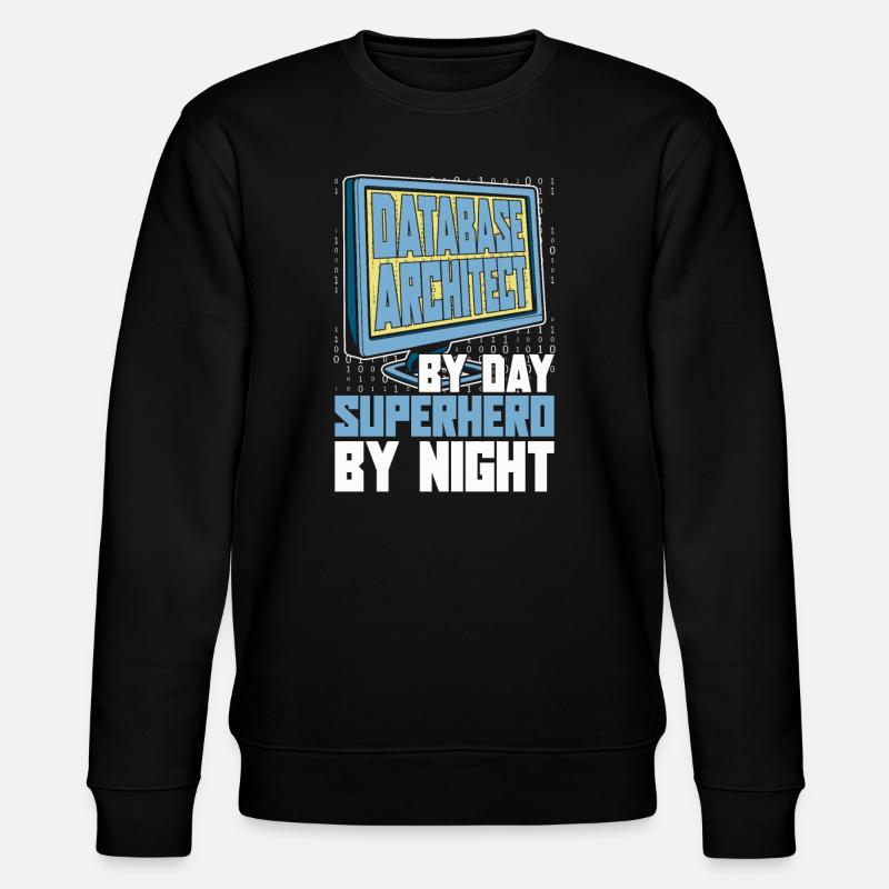 Database Architect - Stanley/Stella CHANGER Unisex Organic Sweatshirt - black