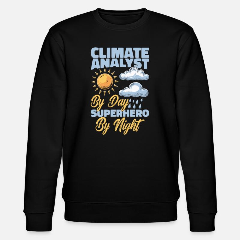 Analyste climat - Sweat bio CHANGER Stanley/Stella Unisexe - noir