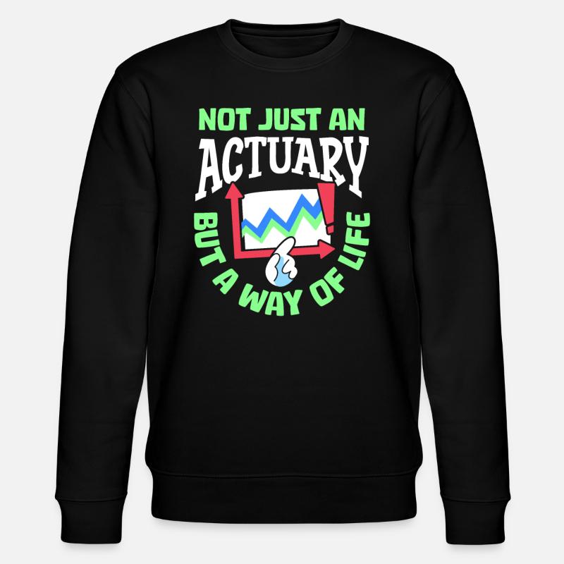 Aktuar - Stanley/Stella Unisex Bio-Sweatshirt CHANGER  - Schwarz