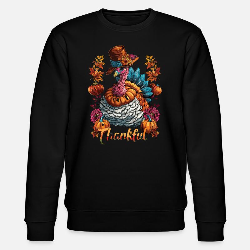 Grateful Gobble Wobble Thanksgiving - Sweat bio CHANGER Stanley/Stella Unisexe - noir