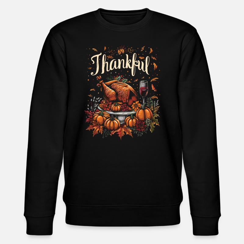 Grateful Gobble Wobble Thanksgiving - Sweat bio CHANGER Stanley/Stella Unisexe - noir