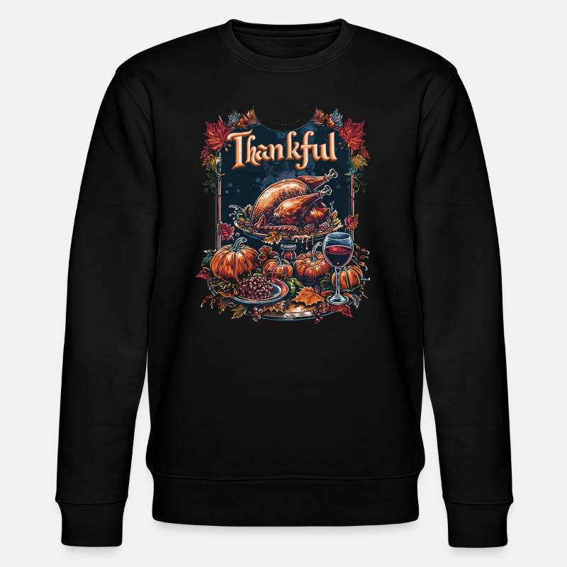 Grateful Gobble Wobble Thanksgiving - Sweat bio CHANGER Stanley/Stella Unisexe - noir