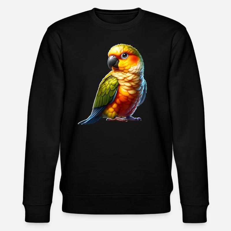Perruche à tête jaune - Sweat bio CHANGER Stanley/Stella Unisexe - noir
