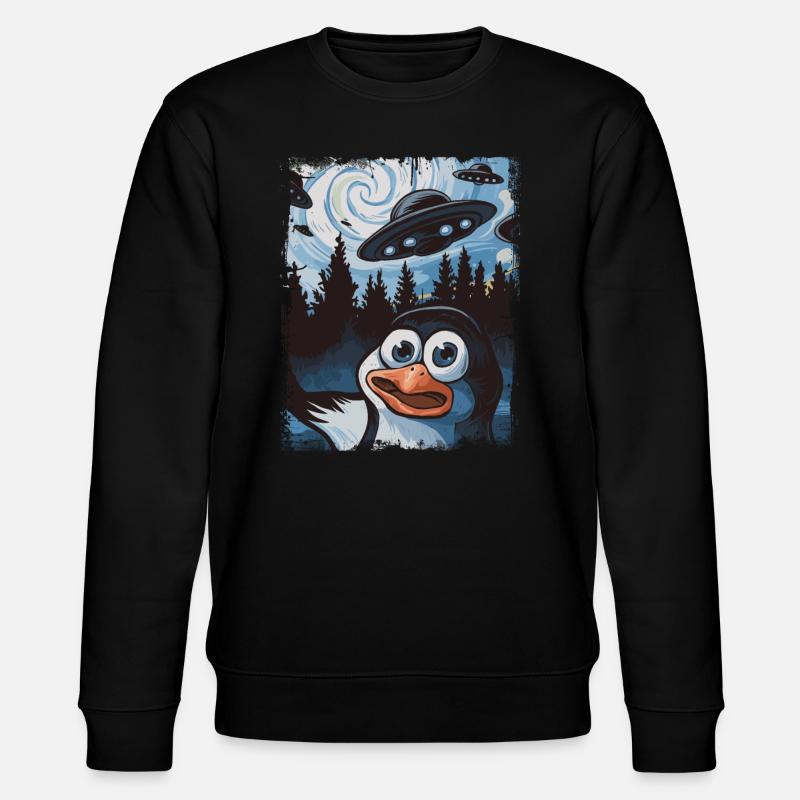 Pingouin drôle cool - Sweat bio CHANGER Stanley/Stella Unisexe - noir