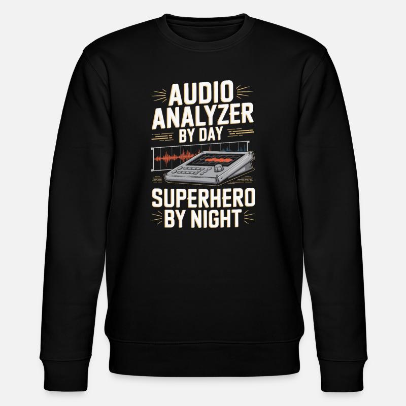Audio Analyzer - Stanley/Stella CHANGER Unisex Organic Sweatshirt - black