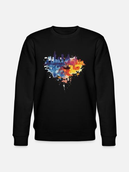 Gdynia - Stanley/Stella CHANGER Unisex Organic Sweatshirt - black