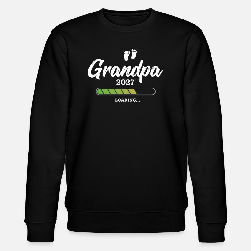 Grandpa Loading 2027 - Stanley/Stella CHANGER Unisex Organic Sweatshirt - black