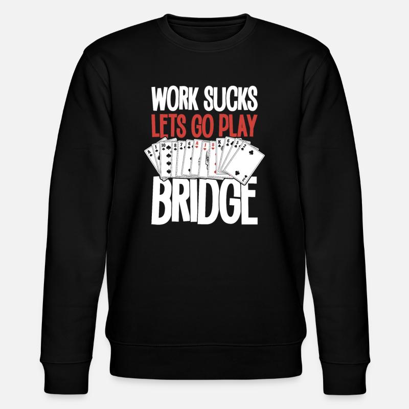 Bridge - Stanley/Stella Unisex Bio-Sweatshirt CHANGER  - Schwarz