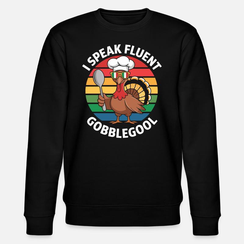Dinde Thanksgiving Day Gobblegool - Sweat bio CHANGER Stanley/Stella Unisexe - noir