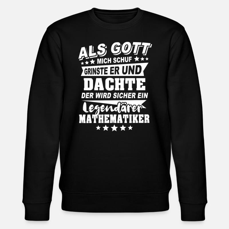 Mathematiker - Stanley/Stella Unisex Bio-Sweatshirt CHANGER  - Schwarz