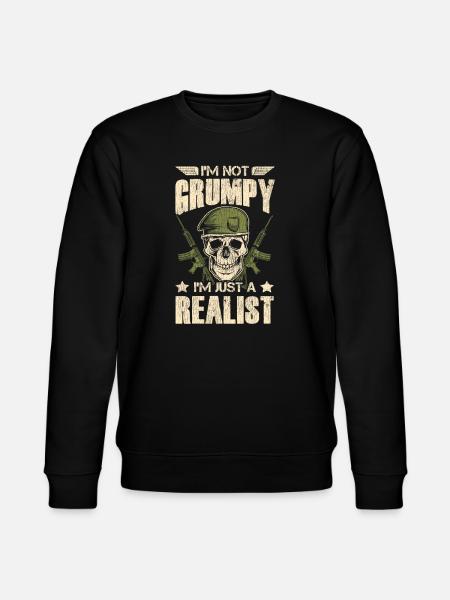 Veteran Medicated Dysfunctional - Stanley/Stella Unisex Bio-Sweatshirt CHANGER  - Schwarz
