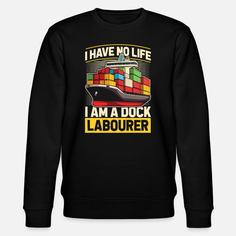 Docker - Stanley/Stella CHANGER Unisex Organic Sweatshirt - black