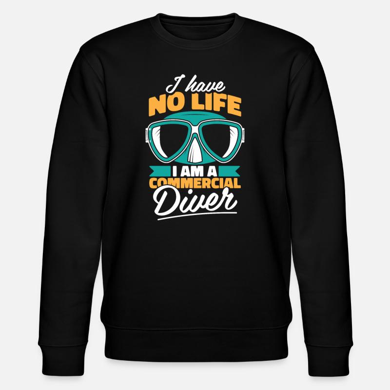 Berufstaucher - Stanley/Stella Unisex Bio-Sweatshirt CHANGER  - Schwarz