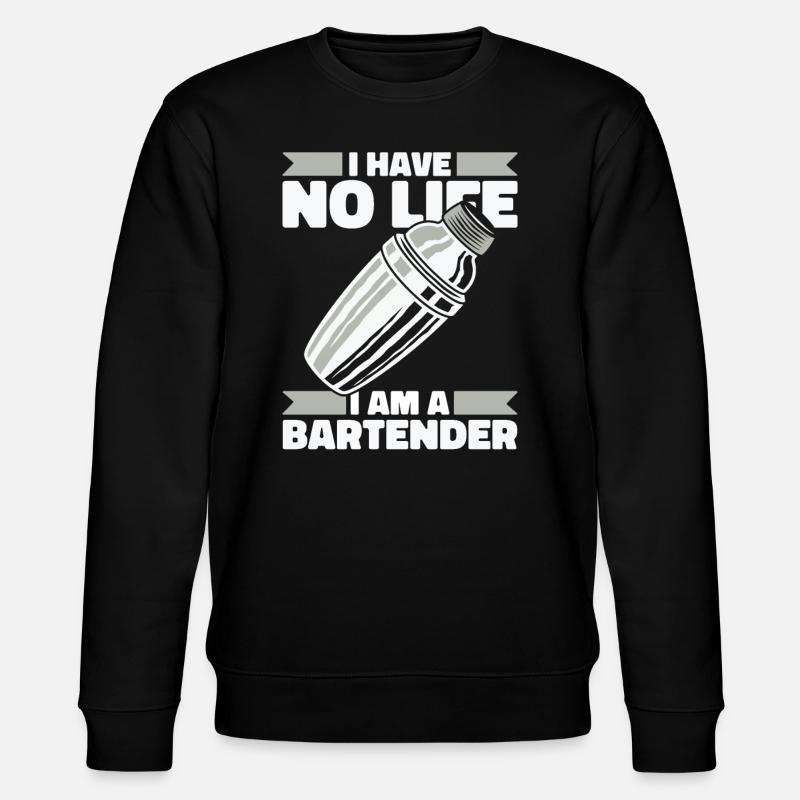 Barkeeper Bartender - Stanley/Stella Unisex Bio-Sweatshirt CHANGER  - Schwarz
