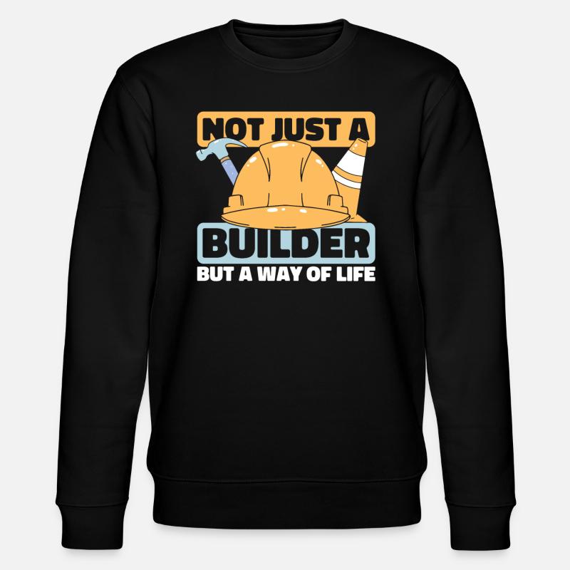 Constructeur - Sweat bio CHANGER Stanley/Stella Unisexe - noir