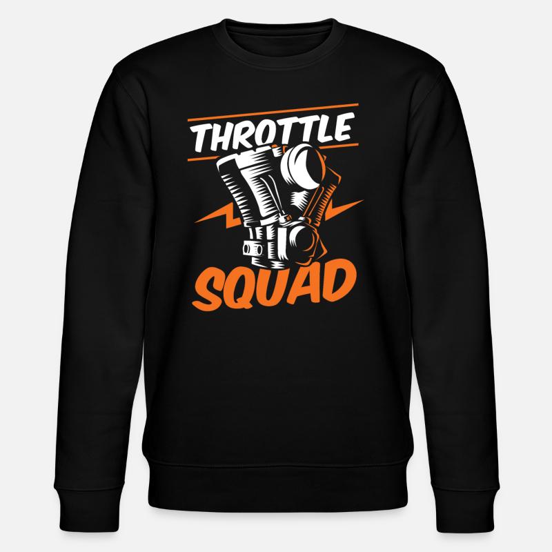 Motorcycle Mechanic Squad - Stanley/Stella CHANGER Unisex Organic Sweatshirt - black