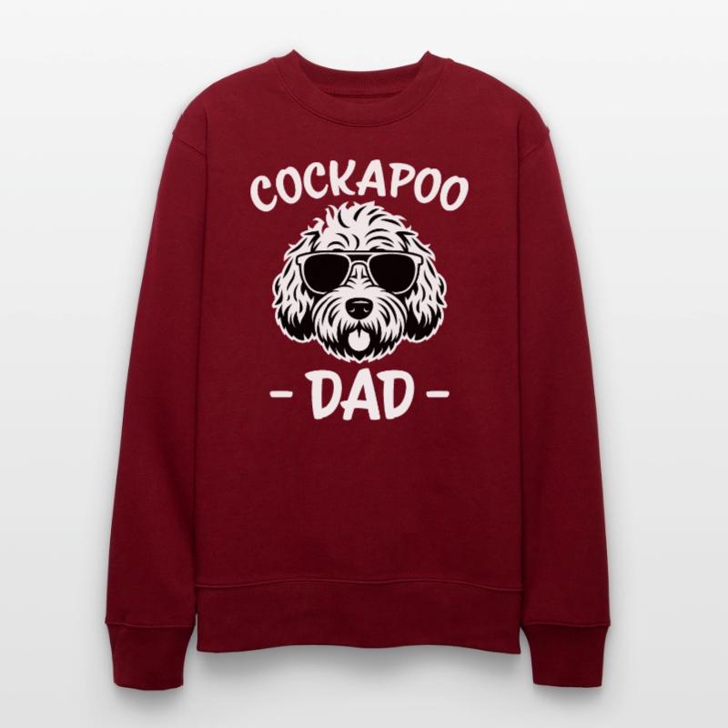 Cockapoo Saying Dad Funny Cockapoo Gift Stanley/Stella CHANGER Unisex Organic Sweatshirt