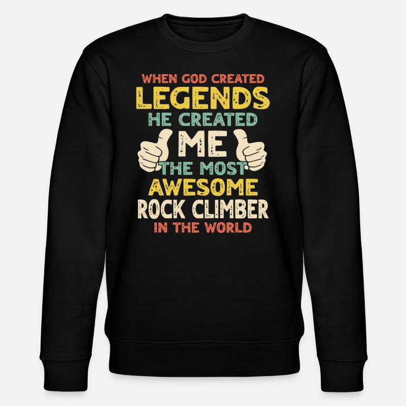 Kletterer - Stanley/Stella Unisex Bio-Sweatshirt CHANGER  - Schwarz