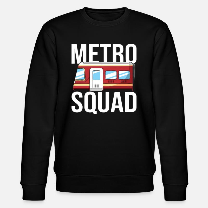 Escouade de conducteurs de métro - Sweat bio CHANGER Stanley/Stella Unisexe - noir
