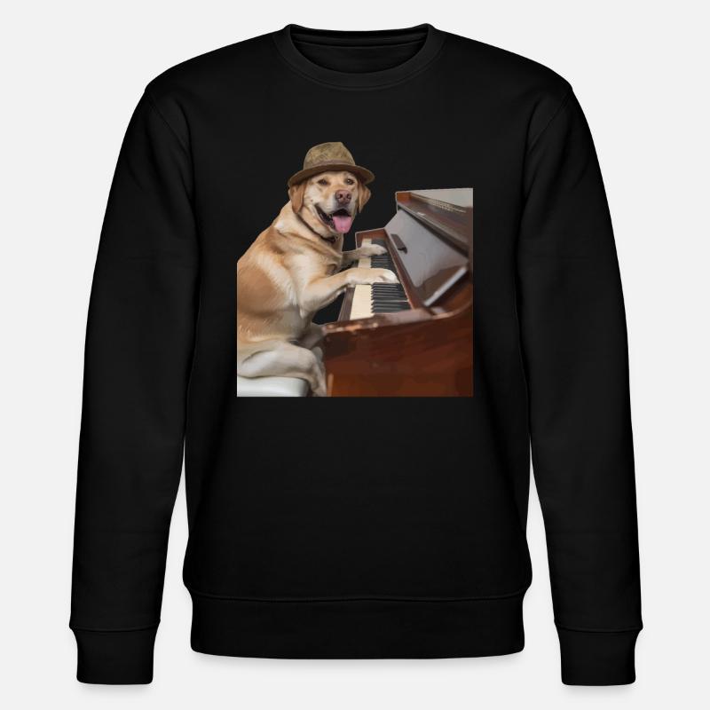 Labrador Retriever - Stanley/Stella Unisex Bio-Sweatshirt CHANGER - Schwarz