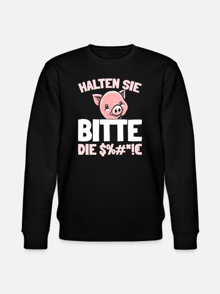 Pig Pig Farmer - Stanley/Stella CHANGER Unisex Organic Sweatshirt - black