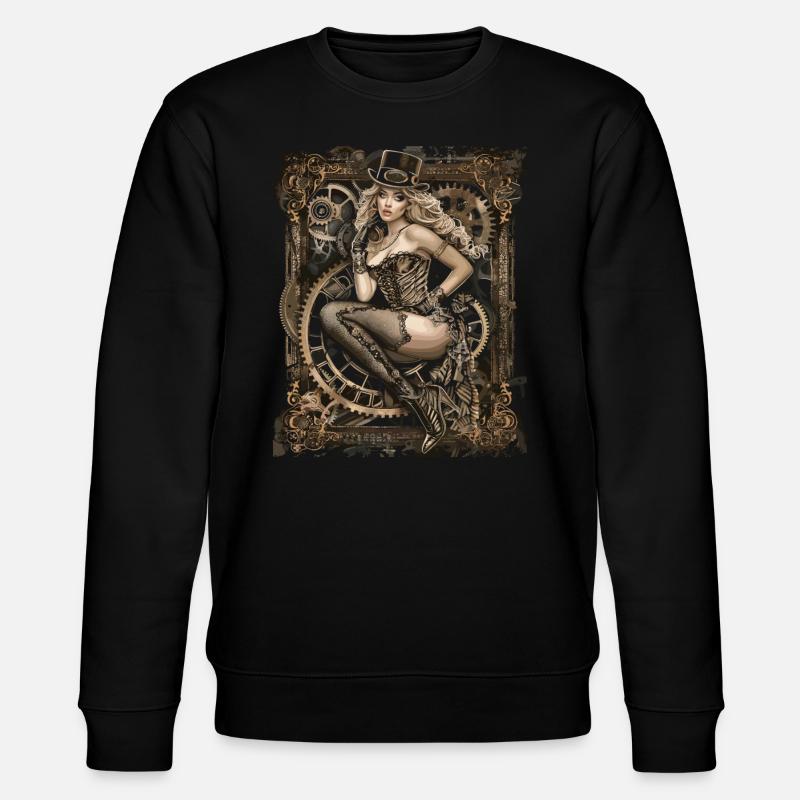 Belles femmes Steampunk Amant - Sweat bio CHANGER Stanley/Stella Unisexe - noir