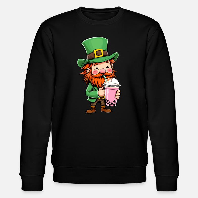 Kobold Bubble Tea - Stanley/Stella Unisex Bio-Sweatshirt CHANGER  - Schwarz