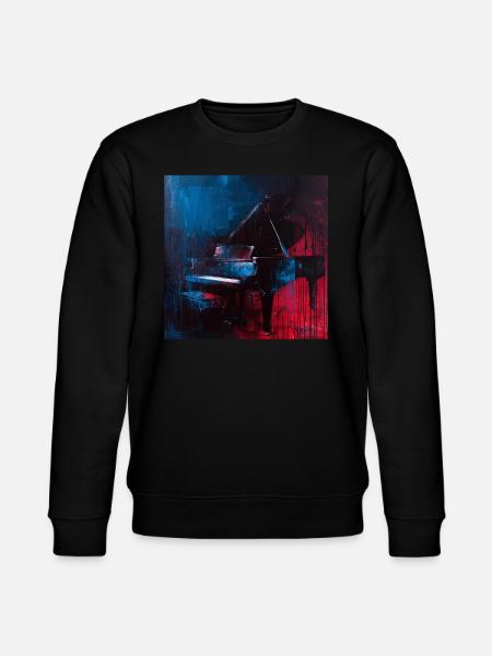 Klavier - Stanley/Stella Unisex Bio-Sweatshirt CHANGER  - Schwarz