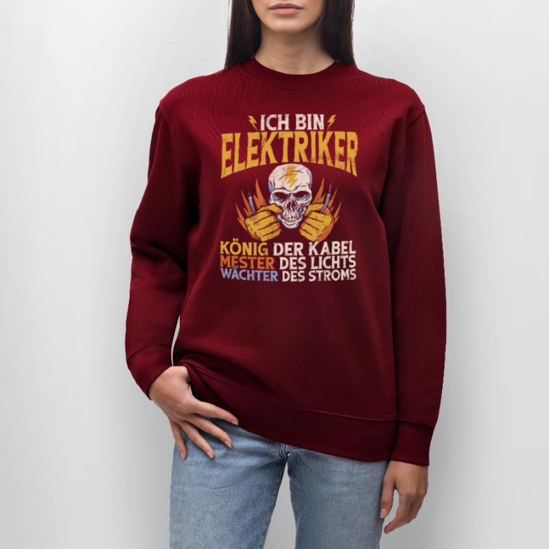 Electronics Technician Electrics Profession Volt Electrical Engineering Stanley/Stella CHANGER Unisex Organic Sweatshirt