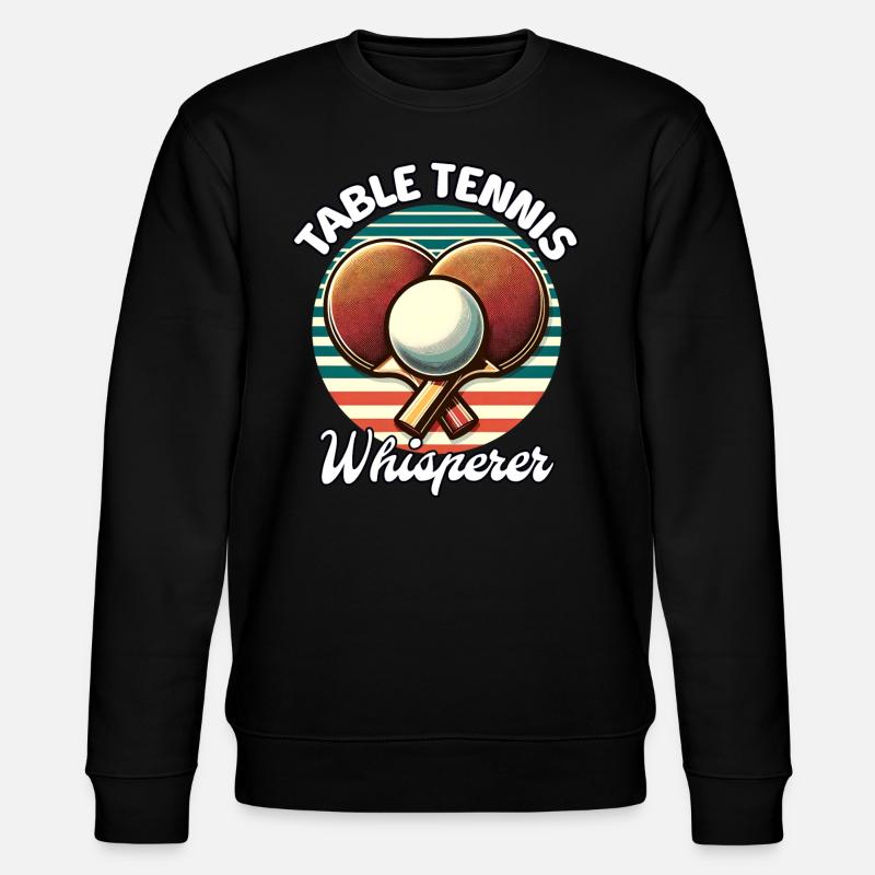 Table Tennis Whisperer - Stanley/Stella Unisex Bio-Sweatshirt CHANGER - Schwarz