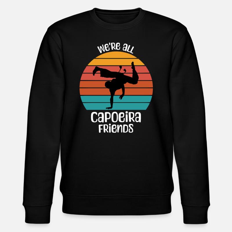 Dictons de capoeira - Sweat bio CHANGER Stanley/Stella Unisexe - noir