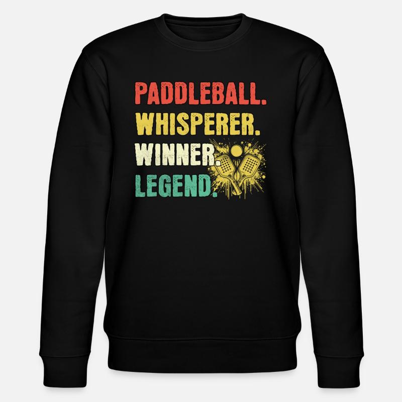 Paddleball Whisperer Légende du paddleball - Sweat bio CHANGER Stanley/Stella Unisexe - noir