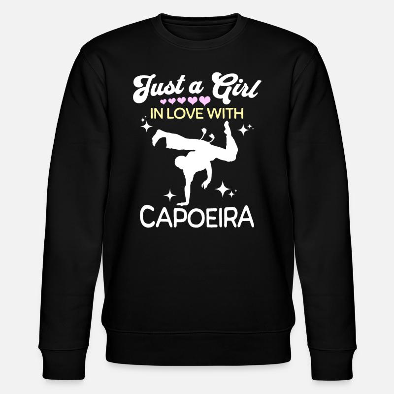 Capoeira Mädchen - Stanley/Stella Unisex Bio-Sweatshirt CHANGER - Schwarz