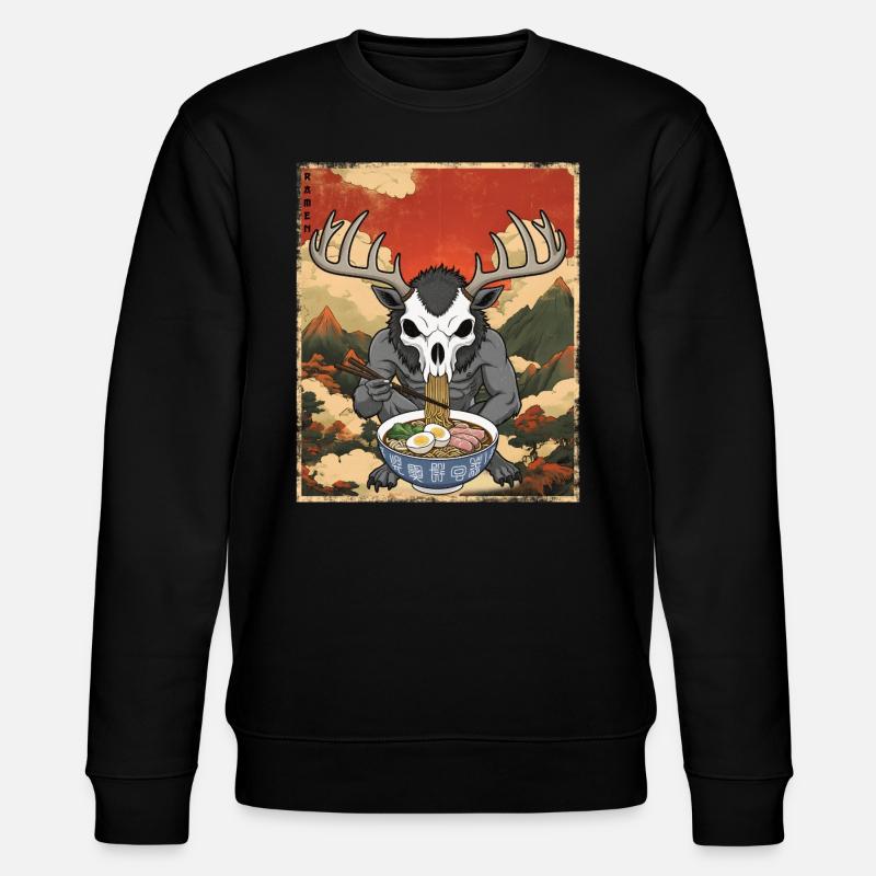 Wendigo Ramen - Stanley/Stella Unisex Bio-Sweatshirt CHANGER  - Schwarz