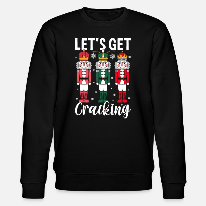 Let's Get Cracking - Stanley/Stella CHANGER Unisex Organic Sweatshirt - black