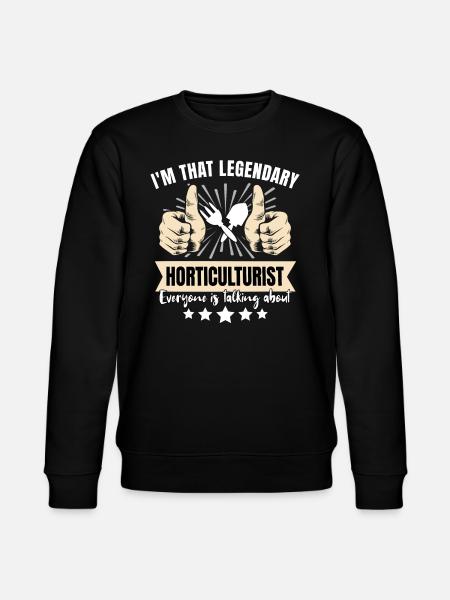 Legendärer Gartenbauer - Stanley/Stella Unisex Bio-Sweatshirt CHANGER  - Schwarz