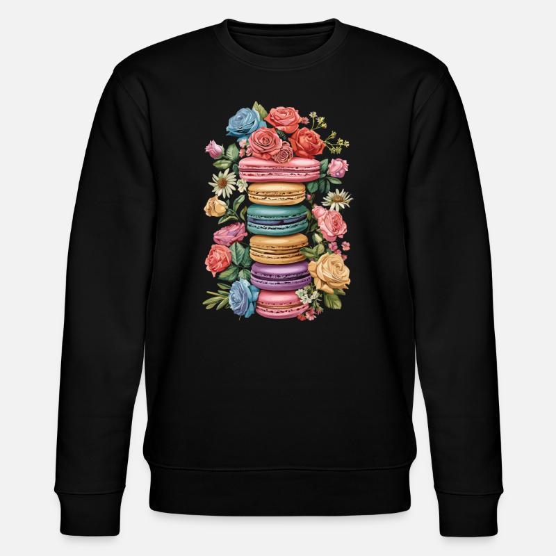 Macaron lovers Macaron Baker - Stanley/Stella CHANGER Unisex Organic Sweatshirt - black